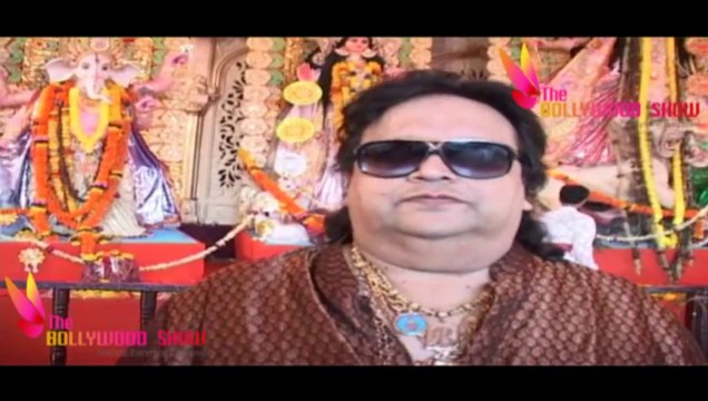 Music Composer & Playback Singer Bappi Lahiri Participates in Durga Puja