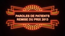 Lauréat 2013 - Prix Paroles de Patients