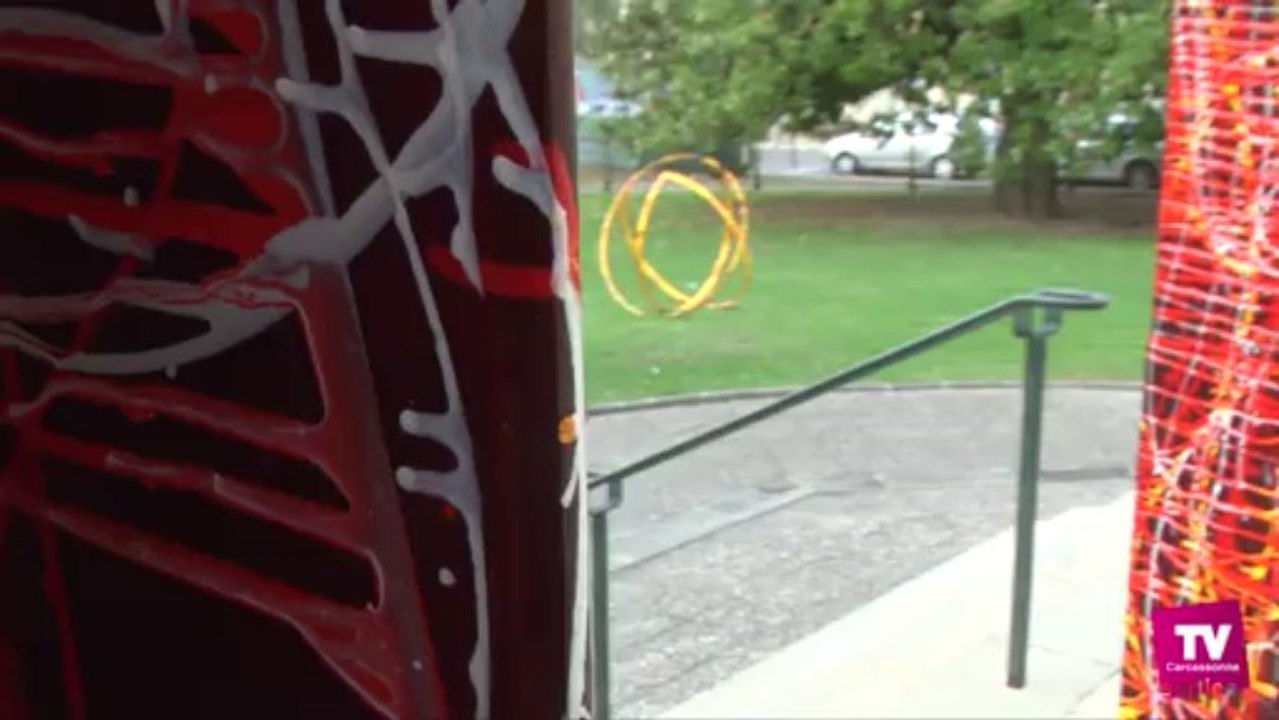 Le Palais de Justice de Carcassonne accueille l'artiste Van Binh et se transforme pour l'occasion en véritable galerie d'art géante jusqu'au 31 décembre.