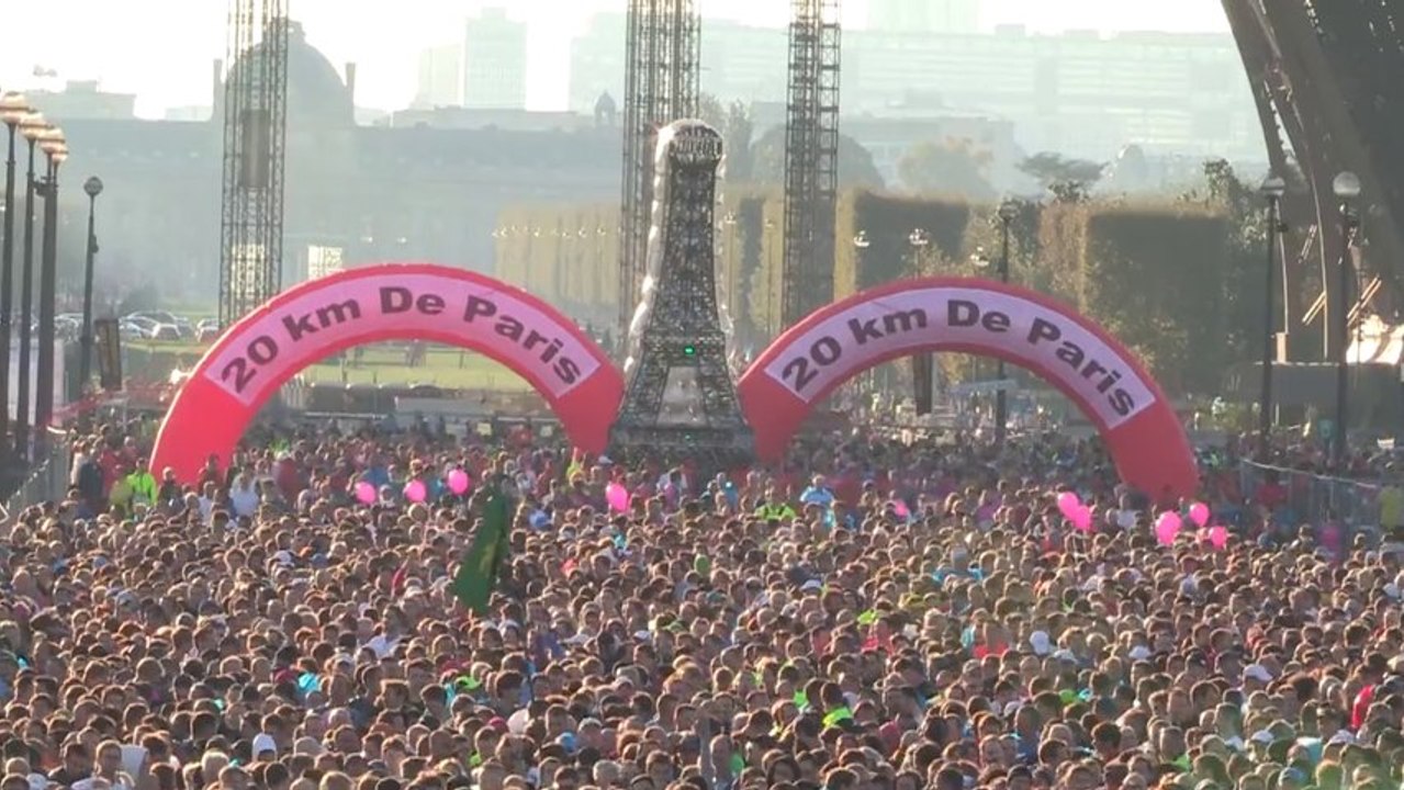 Clip officiel de la course 2013 des 20 Kilomètres de Paris