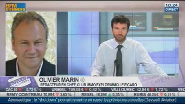 Immobilier: la tendance est à la baisse, Olivier Marin, dans Intégrale Placements - 17/10