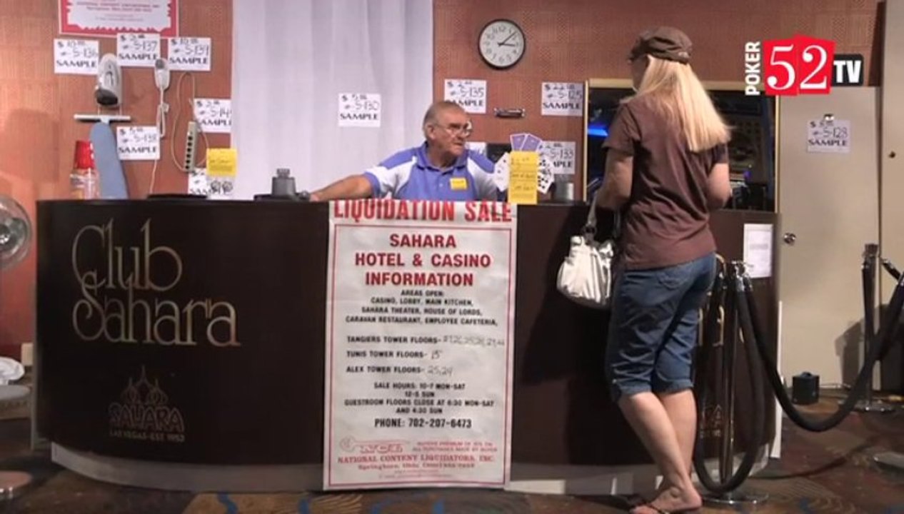 WSOP Las Vegas : Liquidation de l'hotel casino "Le Sahara"