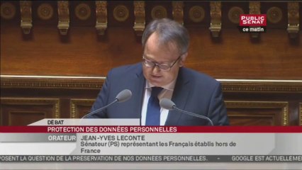 En Séance - Débat sur la protection des données personnelles