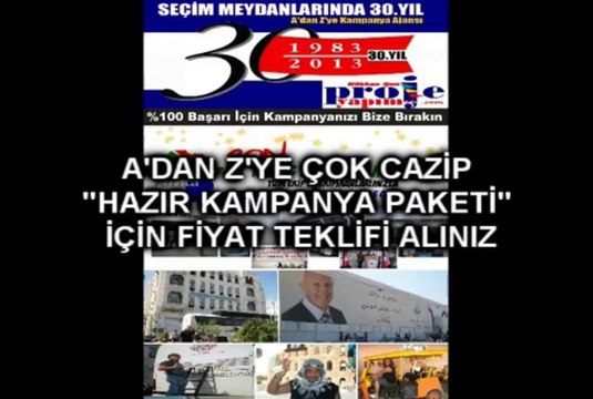 seçim kampanya şirketleri kampanya fiyatları maliyetleri