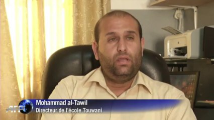 Escorte militaire pour des écoliers palestiniens