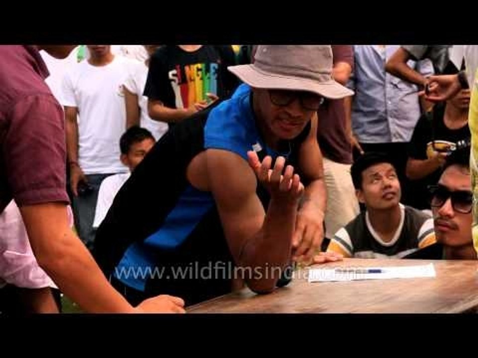 Gripping Hard - Arm wrestling at the 50th Naga Fest'13