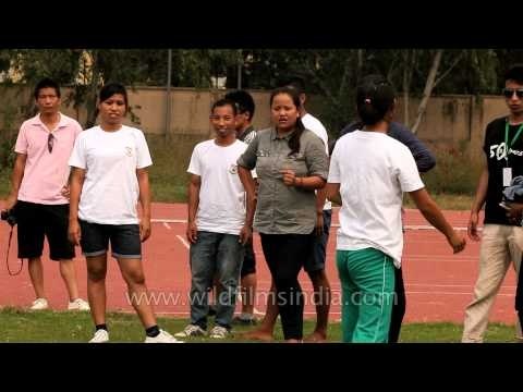 Women's Shot put Competition : At the 50th Naga Fest'13