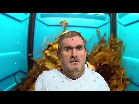 DISGUSTING video: Pervert caught under an outhouse