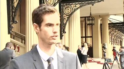 Prince William awards Andy Murray OBE