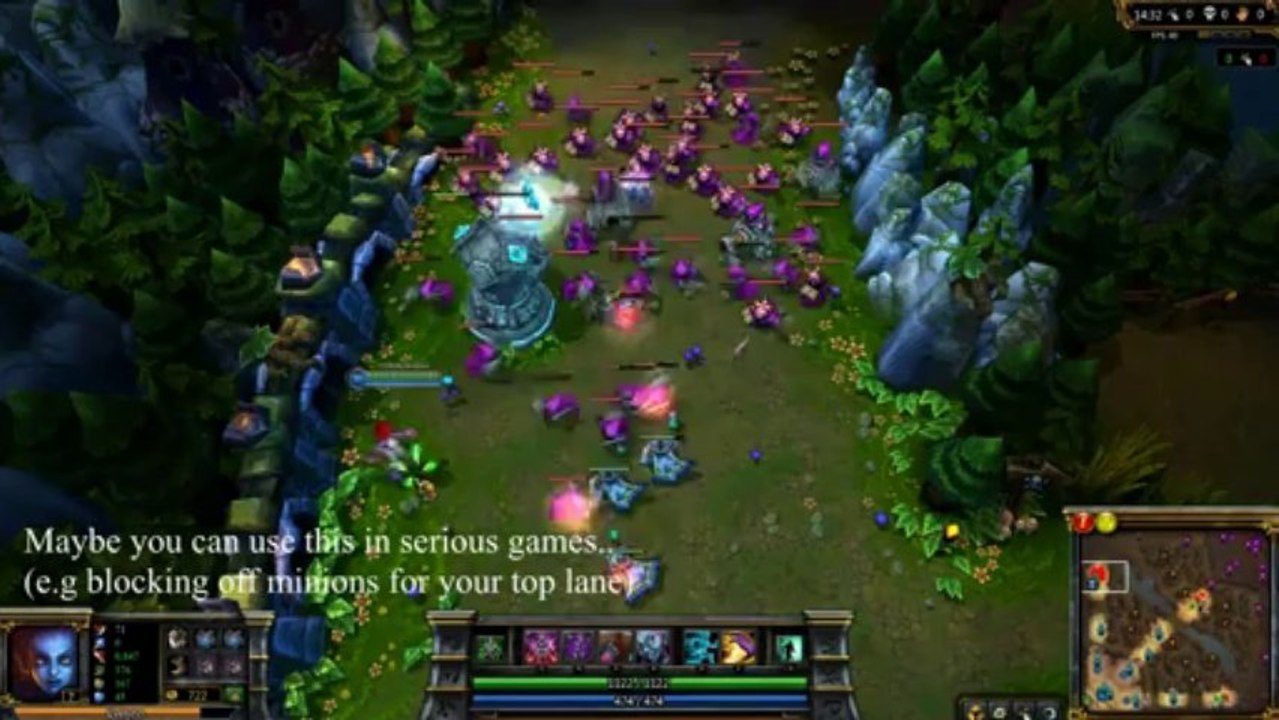 LOL FUN - Minions make 0 damages on evelynn - league-of-legends