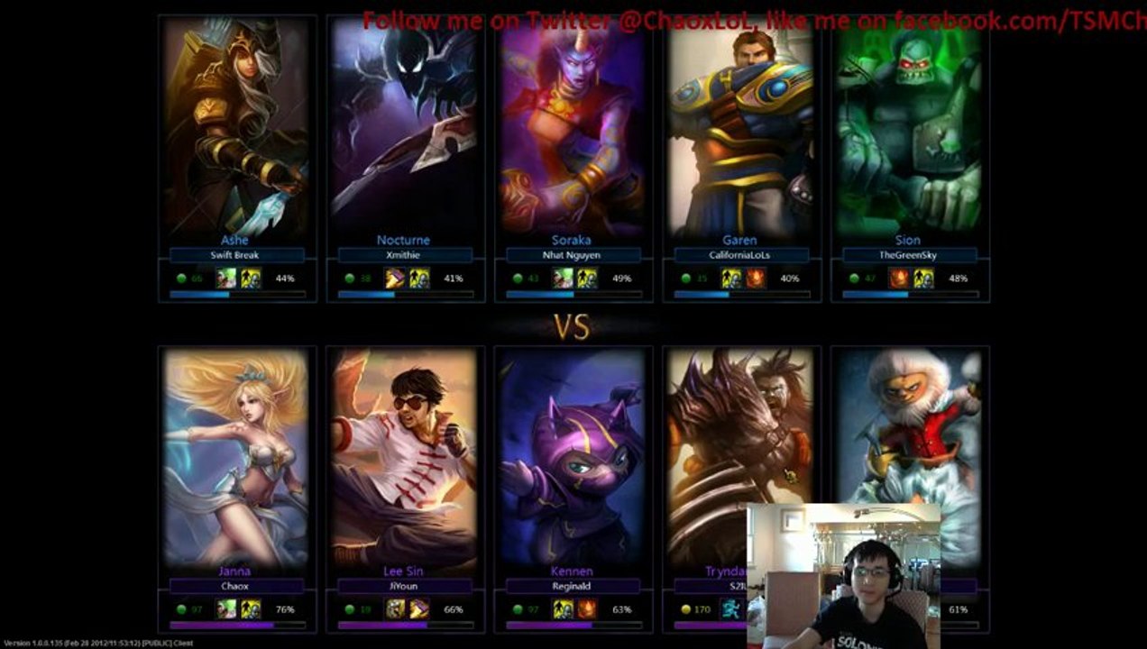 LOL FUN - TSM epic chase level 1 - league-of-legends