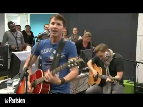 James Blunt : « Heart to heart » en live au « Parisien – Aujourd'hui en France »