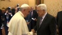 Abbas meets Pope, invites him to visit Holy Land