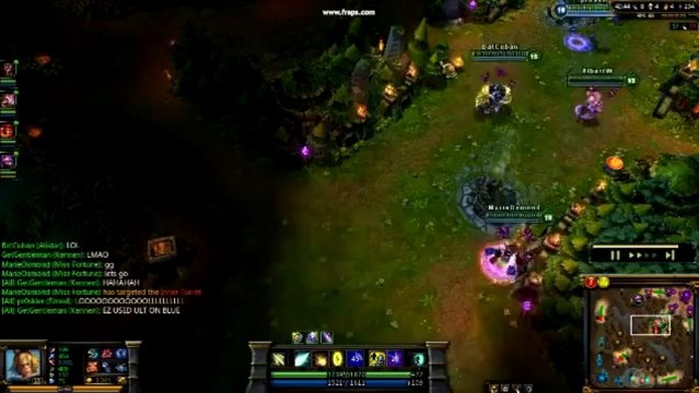 LOL FUN - Ezreal blind steal nashor - league-of-legends