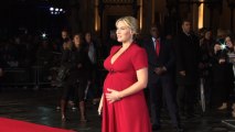 Kate Winslet With Baby Bump And Josh Brolin At Premiere