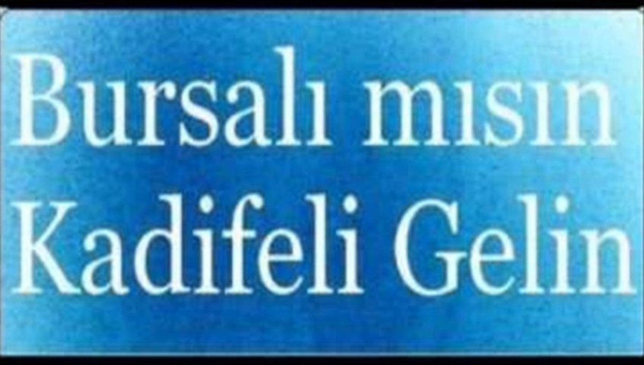 Bursalımısın Kadifeli Gelin Dj Can Uzman Electro Hit Music Remix