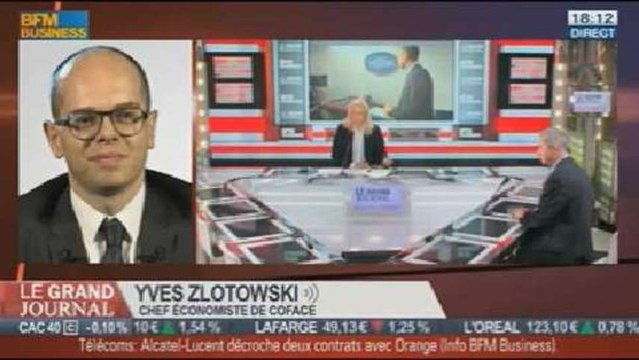 André Kaspi, historien des États-Unis et Yves Zlotowsky, chef économiste de Coface, dans Le Grand Journal - 17/10 1/4