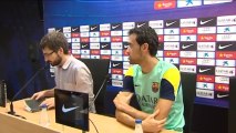 Sergio Busquets, centrocampista del Barcelona, considera que las rotaciones que ha puesto en práctica el técnico 'Tata' Martino 