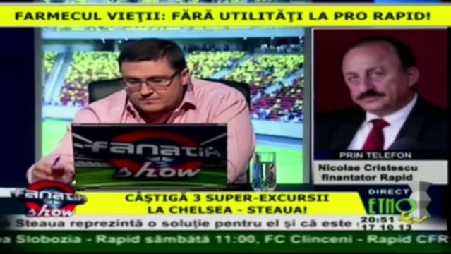 Nicolae Cristescu la FANATIK SHOW (17.10.2013) partea 1