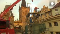 Praga: restaurata la statua di San Damiano