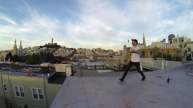 Cracheurs de feu en Slow Mo... Filmé avec une GoPro! Juste la grande classe.