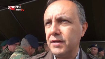 Ο Θεόδωρος Καράογλου δηλώνει στη ΓΝΩΜΗ για την άσκηση "Τάλως 13" στη Νέα Σάντα Κιλκίς