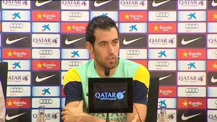 Busquets: "Mientras ganemos, las rotaciones son buenas"