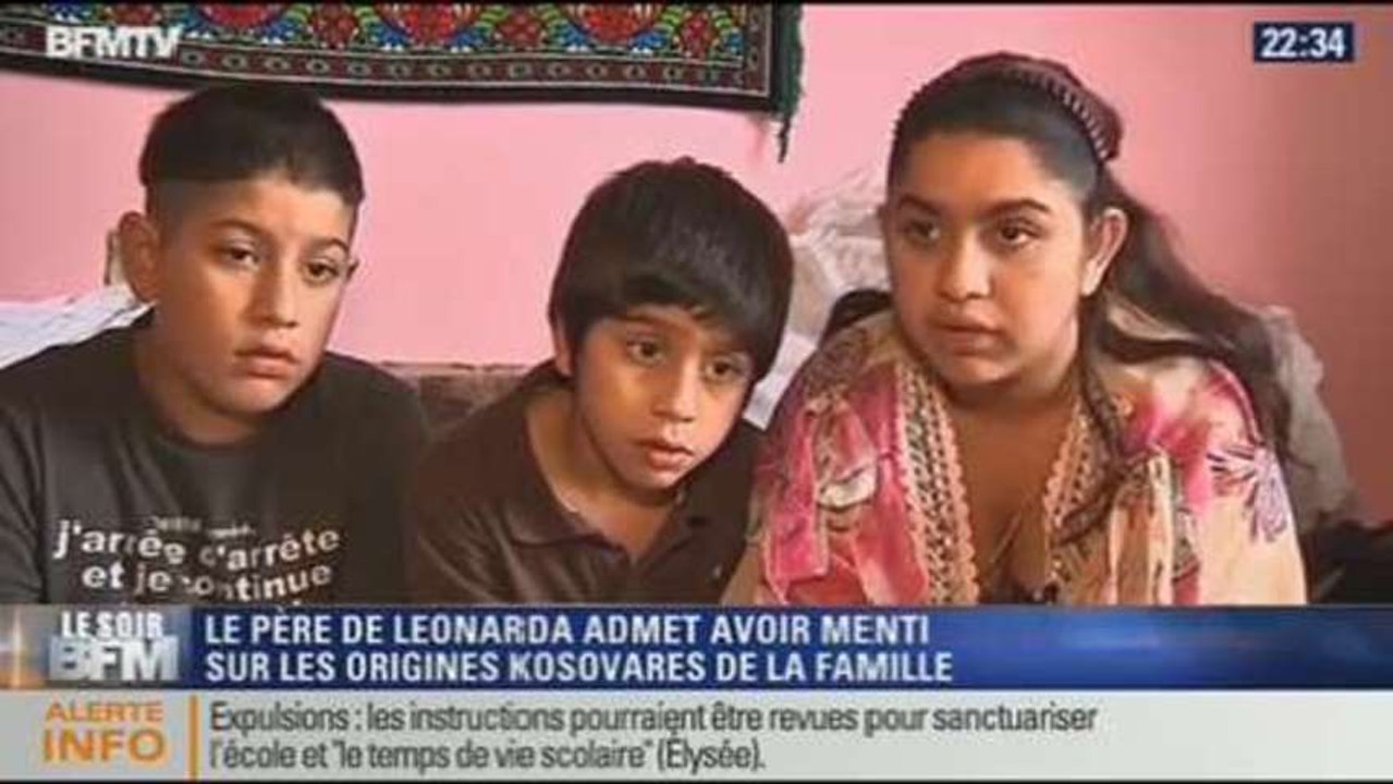 Le Soir BFM: affaire Leonarda: le mensonge du père - 17/10 2/4