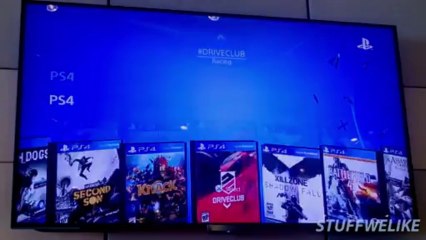 PS4 Kiosk Demo Interface