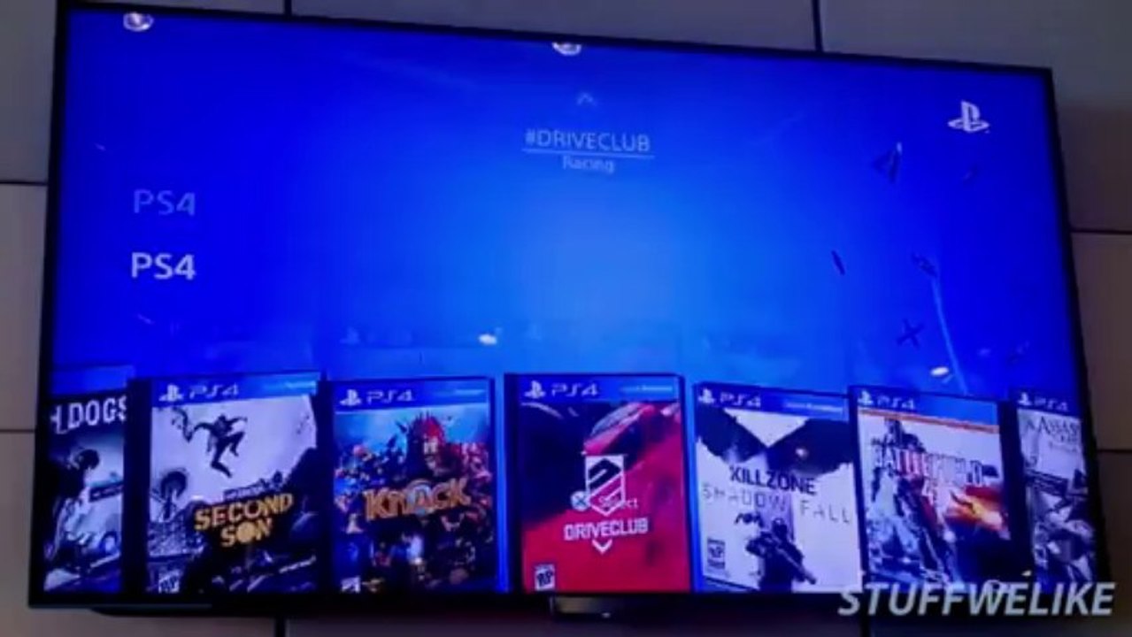 PS4 Kiosk Demo Interface