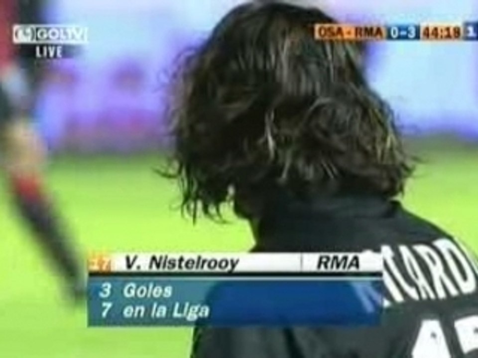 '44 Van Nistelrooy [0-3] Real Madrid