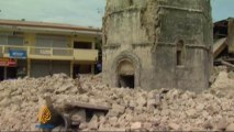 Phillipines quake survivors begin cleanup operations