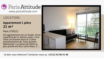 Appartement Studio à louer - Ménilmontant, Paris - Ref. 3000