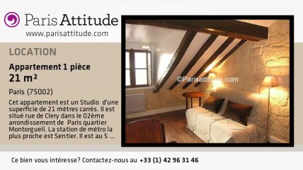 Appartement Studio à louer - Montorgueil, Paris - Ref. 1128