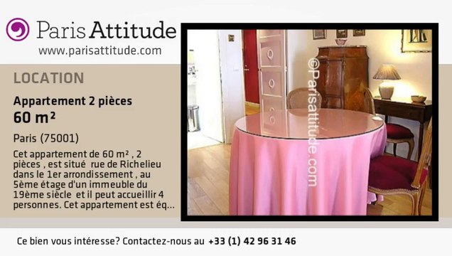 Appartement 1 Chambre à louer - Palais Royal, Paris - Ref. 4698