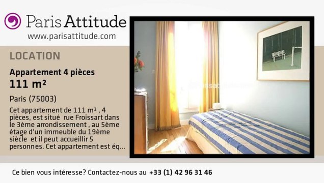 Appartement 3 Chambres à louer - Temple, Paris - Ref. 6566