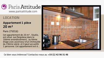 Appartement Studio à louer - Avenue Foch, Paris - Ref. 4446