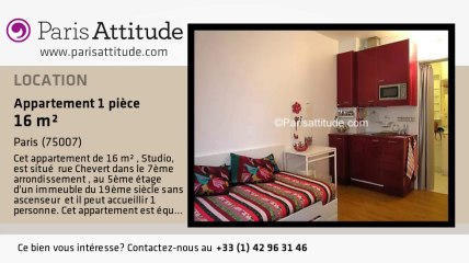 Appartement Studio à louer - Ecole Militaire/Unesco, Paris - Ref. 6908