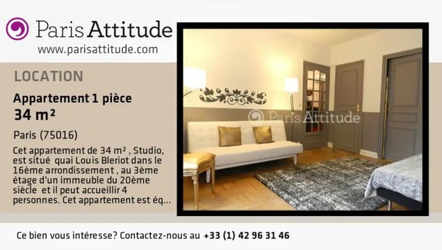Appartement Studio à louer - Mirabeau, Paris - Ref. 8110