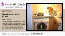 Appartement Studio à louer - Port Royal, Paris - Ref. 4248