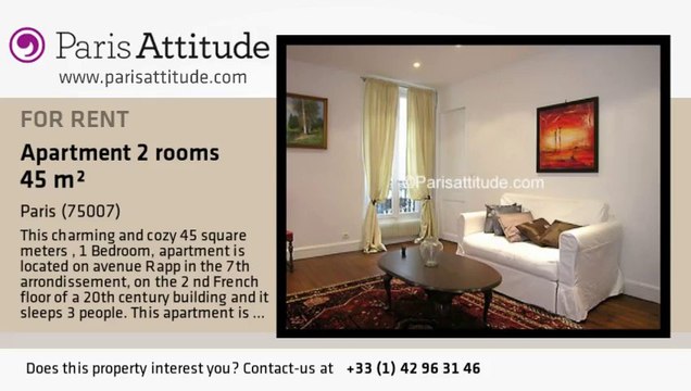 1 Bedroom Apartment for rent - Tour Eiffel, Paris - Ref. 6617