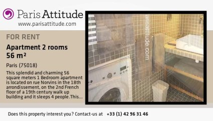 1 Bedroom Apartment for rent - Sacré Cœur, Paris - Ref. 3484