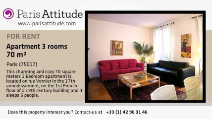 2 Bedroom Apartment for rent - Porte de Champerret, Paris - Ref. 4483