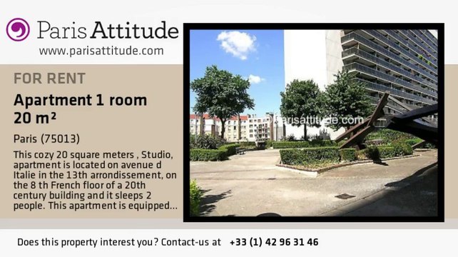 Studio Apartment for rent - Place d'Italie, Paris - Ref. 6064