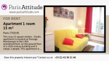 Studio Apartment for rent - Place des Fêtes, Paris - Ref. 6698