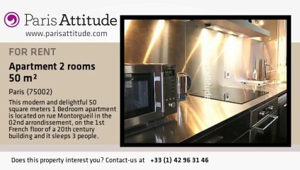 1 Bedroom Apartment for rent - Montorgueil, Paris - Ref. 3789