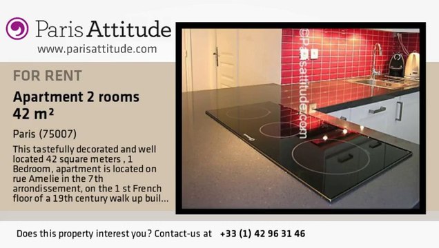 1 Bedroom Apartment for rent - Tour Eiffel, Paris - Ref. 5293