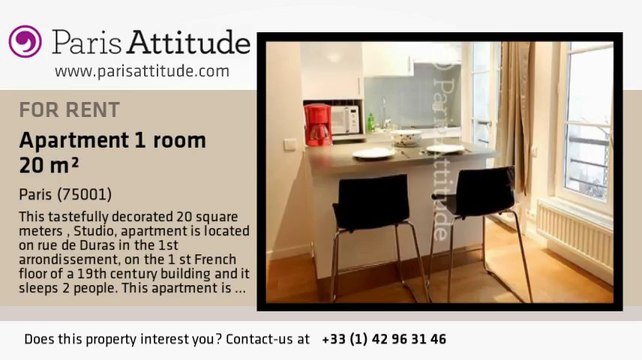 Studio Apartment for rent - Miromesnil, Paris - Ref. 8240