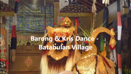 Renowned Barong Kris Dance - Batabulan Village. Bali Tours