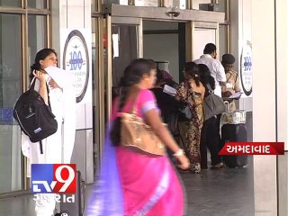Ahmedabad Airport does not have sufficient staff - Tv9 Gujarat